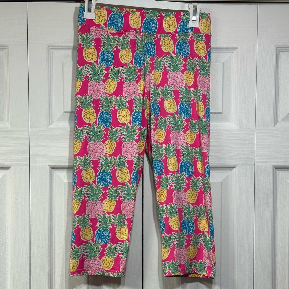Simply Southern Pineapple Capri Leggings